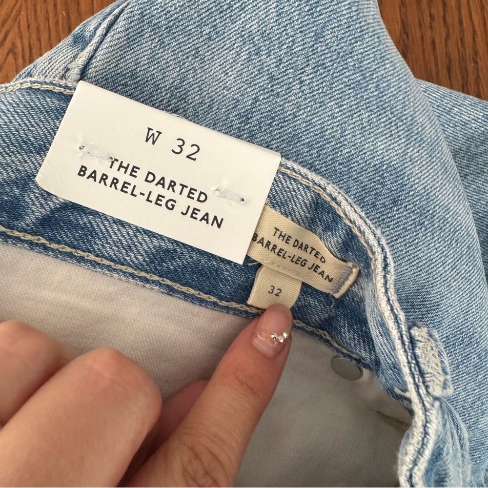 Madewell The Darted Barrel-Leg Jean
Edmonson WashRigid NWT SZ‎ 32 - Picture 12 of 13